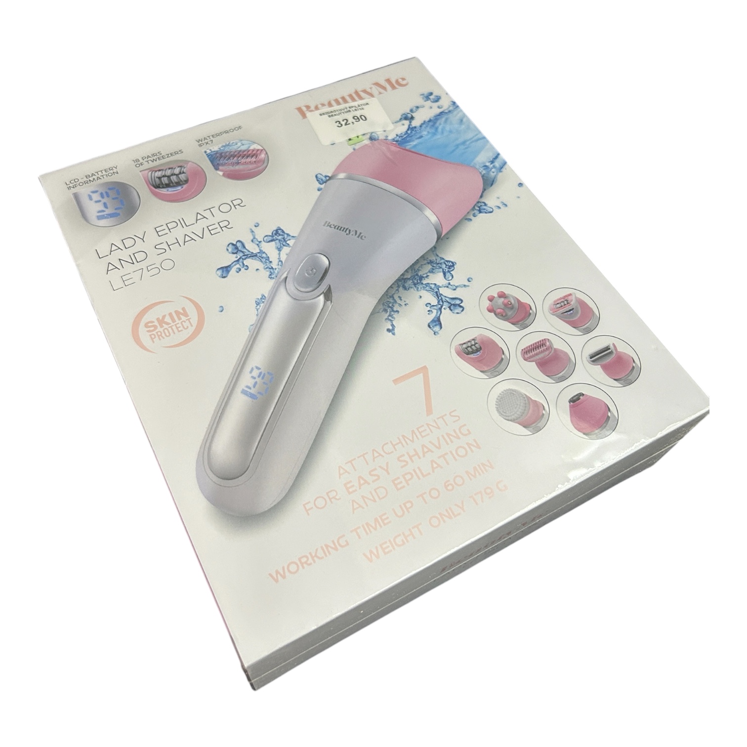 BEZDRÔTOVÝ EPILÁTOR BEAUTYME LE750