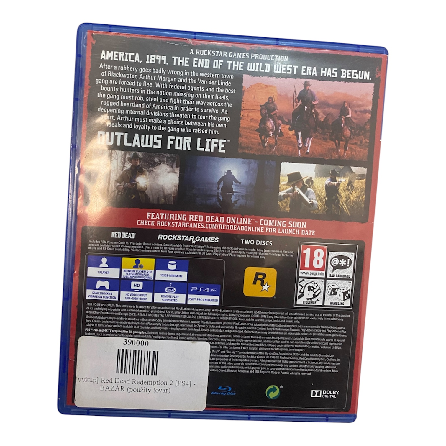 HRA PS4 RED DEAD REDEMPTION II