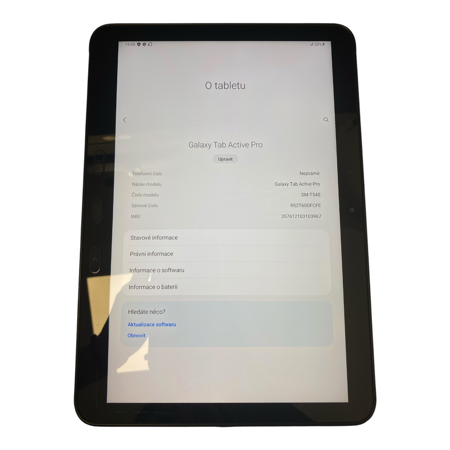 TABLET SAMSUNG GALAXY TAB ACTIVE PRO